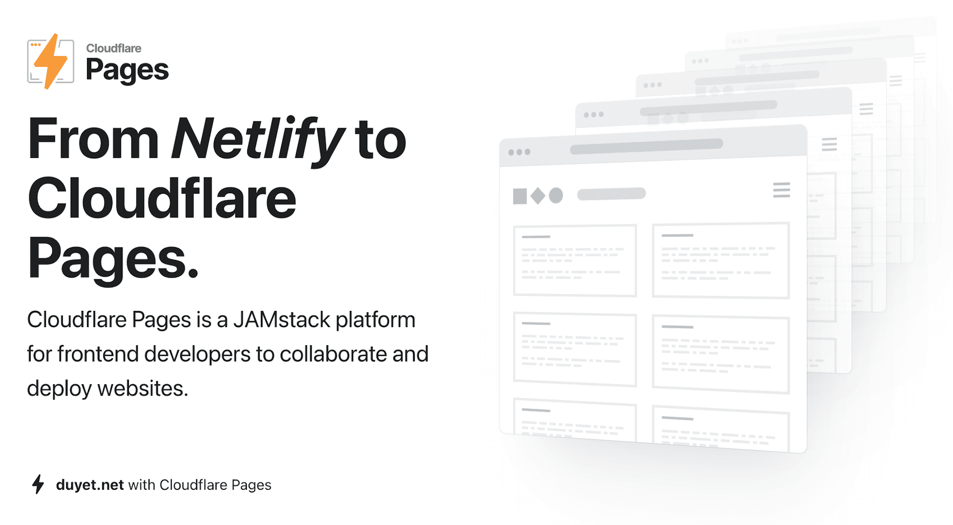 Migrate to Cloudflare Pages